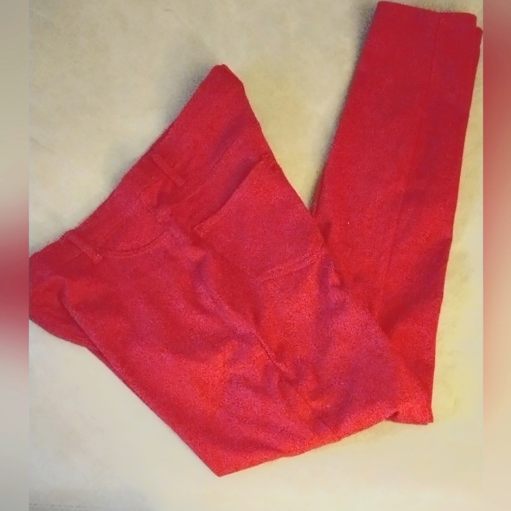 Joe Boxer Burgundy Stretch Capri Size Large